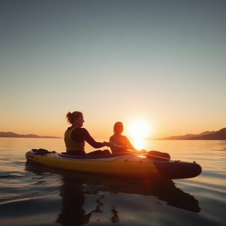 Sunrise kayak